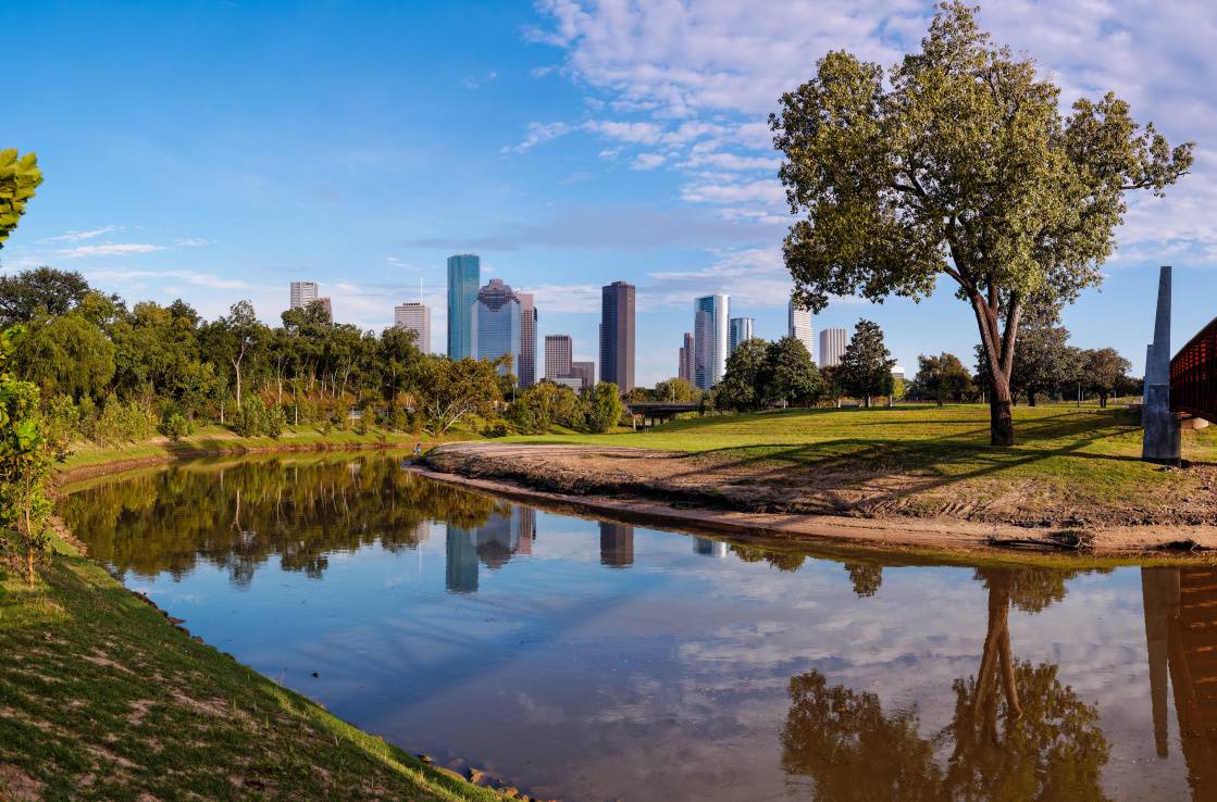 Buffalo bayou park, Houston